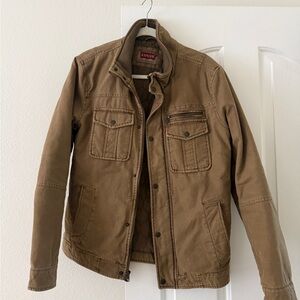 Levi's Men's Tan Field Jacket with Multiple Pockets